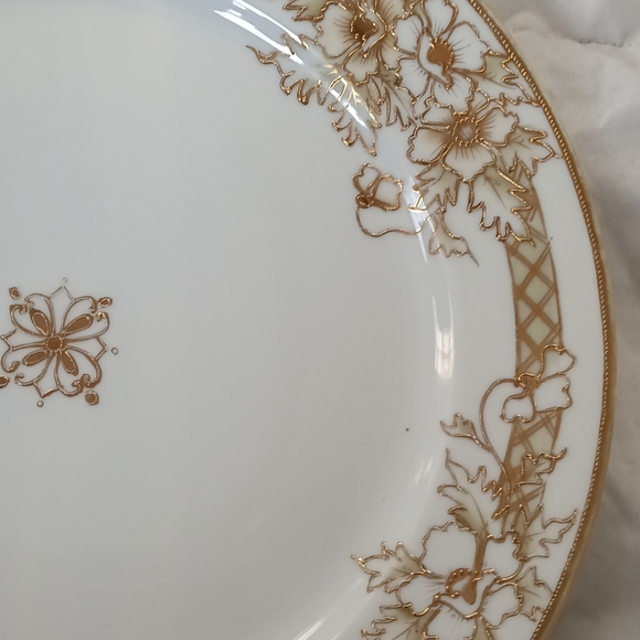 Vintage Hand Painted Nippon Large Platter - Picture 4 of 6